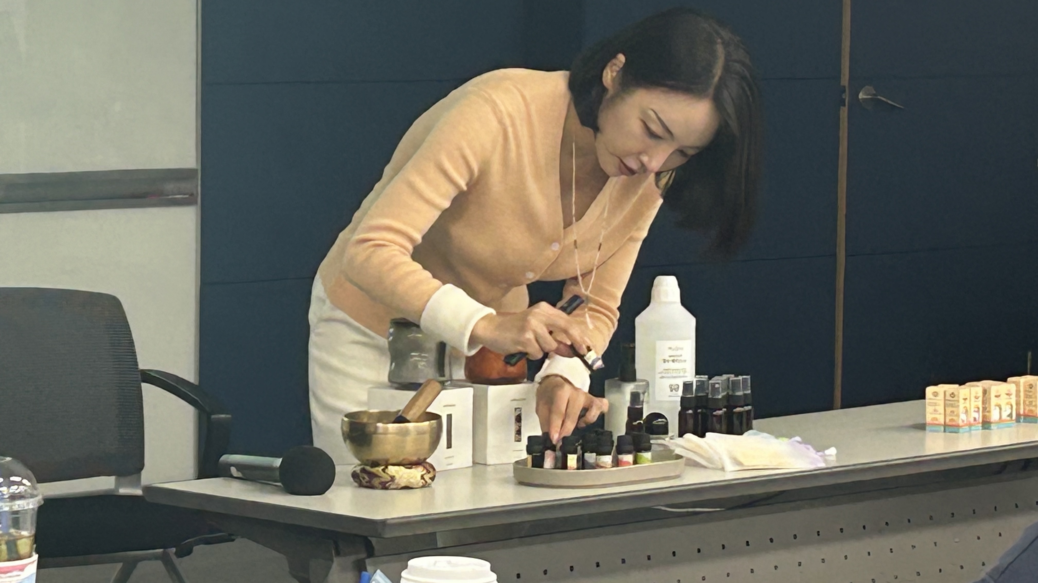 아로마 테라피 실습
